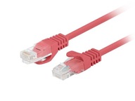 Patchcord Lanberg UTP kat.5e 1m červený 10-Bal