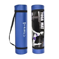 HMS YM03 BLUE FITNESS YOGA PODLOŽKA, GUMA 10MM