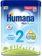 HUMANA 2 HMO NÁSLEDNÉ MLIEKO PO 6 MESIACOCH 750 G