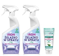 2X IRON Iron Spray Ironing Liquid + Gél na ruky