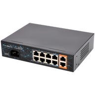 Switch 8x PoE 100Mb/s 2x RJ45 1000Mb/s