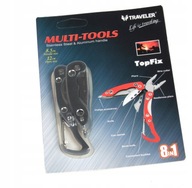 MULTITOOL TRAVELER Vreckový nôž, kliešte 8v1