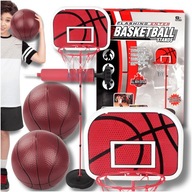 Basketbalový set pre deti do 175CM, košík, pumpa, štít + 2x lopta