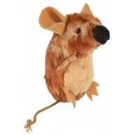 Trixie MOUSE Plyš pre mačku, PIŠKAČ, 8 cm