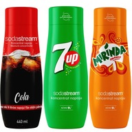 SODASTREAM COLA 7UP MIRIND sirup do karbonizátora