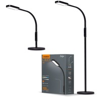 LED STOJAJÚCA LAMPA na nočné čítanie 12W 700lm 5000K 173cm