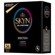 SKYN SELECTION MIX nelatexové kondómy 36 ks
