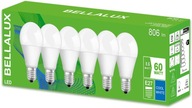 6x E27 LED žiarovka 8,5W = 60W 806lm 4000K BELLALUX