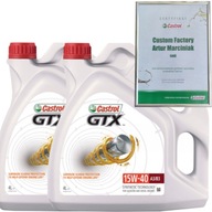 Castrol GTX 10W40 A3/B3 MB 229.1 VW 505.00/505.01 FIAT 9.55535 D2 8L