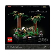 LEGO Diorama: Endor Speeder Chase 75353