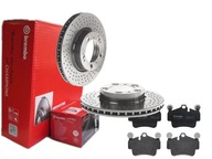 BREMBO PREDNÉ DISKY, DESTIČKY, PORSCHE 911 997 318M