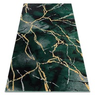 ŠTÝLOVÝ KOBEREC 120x170 MARBLE fľaša zelená #AF457