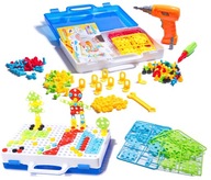 VZDELÁVACIE BLOKY PUZZZLE SET SKRUTKOVAČ 237 kusov