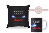 .Súprava hrnčeka a vankúša Audi Black Light