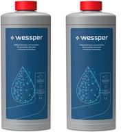 2x VÝKONNÝ WESSPER UNIVERZÁLNY ODVÁPŇOVAČ 2x 1L VARNÁ KONVICA ŽELEHĽA KÁVA KÁVA