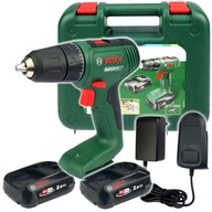 EasyDrill 18V-40 BOSCH SKRUTKOVAČ 2x2,0Ah + PUZDRO