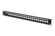 DIGITUS Patchpanel prázdny RACK 19' 24p STP keystone