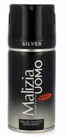 Malizia Uomo, striebro, deodorant, 150 ml