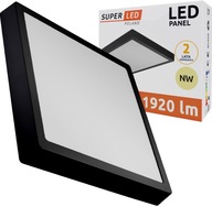 Prisadený LED stropný panel 24W CCD SuperLED