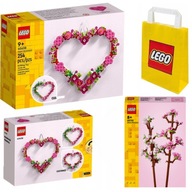 LEGO sada VALENTÍNSKA 40638 DARČEK OZDOBA SRDCA + 40725