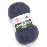 Priadza YarnArt MOHAIR TRENDY grafit 118