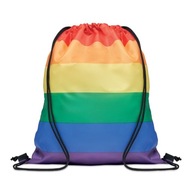 Taška na batoh na chrbte s dúhovou šnúrkou LGBT