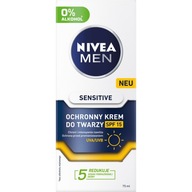 NIVEA MEN KRÉM 75ML SENSITIVE OCHRANNÝ SPF15