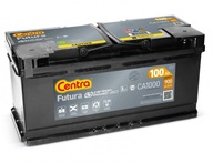 BATÉRIA CENTRA FUTURA 100AH ​​​​900A P+ CARBON BOOST CA1000 výroba 11/23