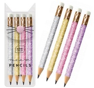 HB ceruzka s gumou súprava 4 ceruziek s trblietkami