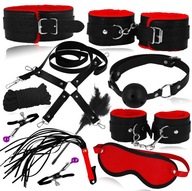 HANDCuffs Whip Gag CLAMPS HARNESS GOLIER SET