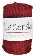 La Corda Macrame XL Polyesterová šnúra 3mm farba 250 Bordová 130 m