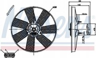 Ventilátor chladiča VW Golf III Passat B3 B4 PV4