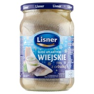 Filety zo sleďov Lisner Country v oleji s cibuľou 600 g