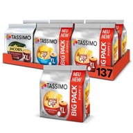 Kapsule Tassimo Morning Cafe, Caffe Crema, čierna káva 6+1 ZDARMA!