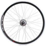 KOLESO 28 PREDNÉ ALU SHIMANO S GENERÁTOROM 3W 6V ČIERNE