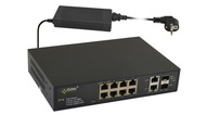 Switch Pulsar SF108 PoE 2x SFP 8x PoE 2x UpLink