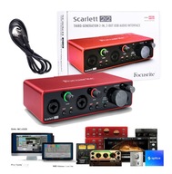 Focusrite Scarlett 2i2 3rd Gen + ABLETON a PROTOOLS