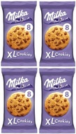 4x184g MILKA XL Cookies sušienky čokoládové kúsky