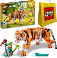 LEGO Creator 3 v 1 31129 Majestátny tiger + veľká taška Lego