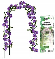 OBLOUKOVÁ PERGOLA 240cm ZÁHRADKA PRE KVETY RUŽE KOTVY