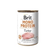 12x400g Mokré morčacie krmivo Brit Mono Protein