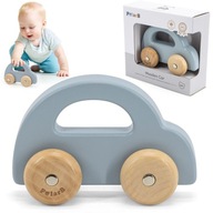 VIGA PolarB Drevené Push Car Blue