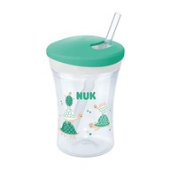 NUK Evolution Action Cup hrnček so slamkou