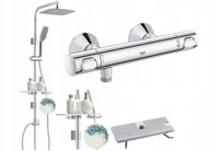 GROHE TERMOSTATIC batéria Dažďová sprcha 25 cm