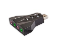 Hudobná karta USB 7v1, virtuálny 7.1CH zvuk, zástrčka