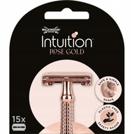 Žiletky Intuition Rose Gold pre klasické žiletky pre ženy 15