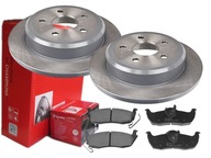 BREMBO ZADNÉ KOTOUČE, DESTIČKY, GRAND CHEROKEE III, 320MM