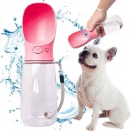 DOG BOTTLE Fľaša na pitnú vodu 550ml RUŽOVÁ