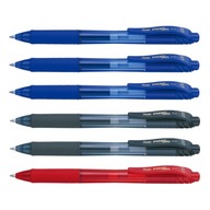 PENTEL BL107 guľôčkové pero - AUTOMATIC 0,5 mm - 3x modré, 2x čierne, 1x červené