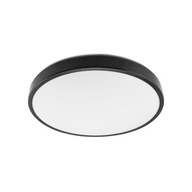 Plafond stropné svietidlo ČIERNA okrúhle IP44 LED 18W=100W priemer 30cm KOBI